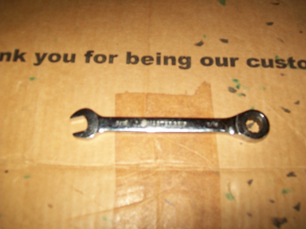 Master Grip 7/16 Ratcheting Combination Wrench 12 Point