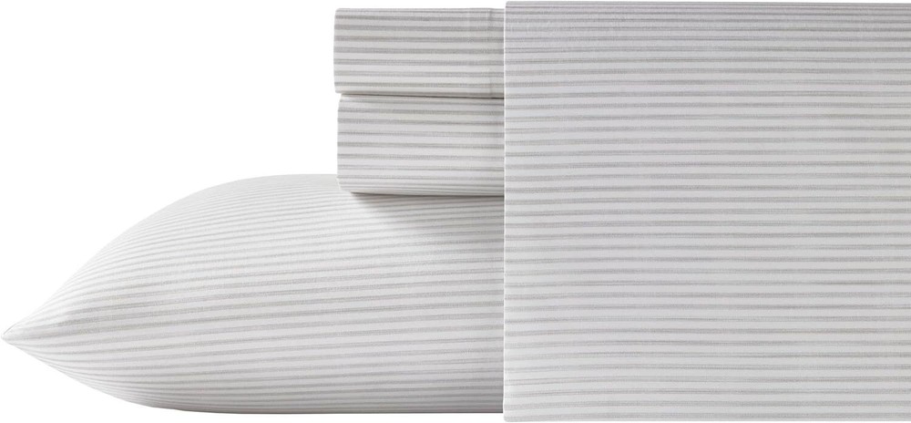 Tommy Bahama - King Sheets, Cotton Percale Bedding Set, Crisp & Cool, Stylish