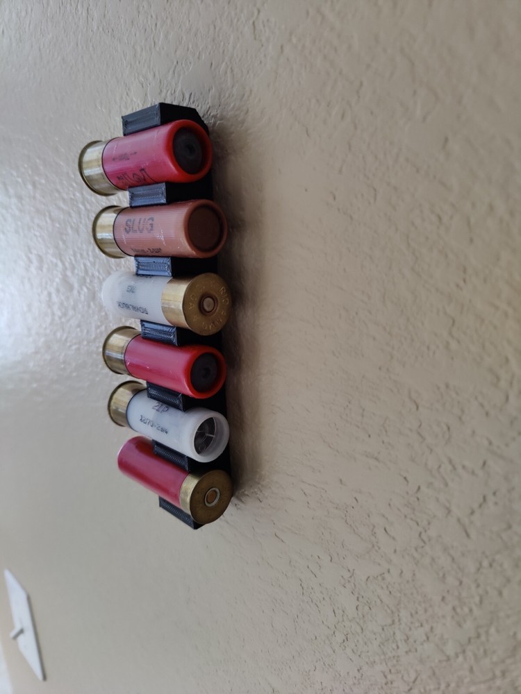 12ga shotgun shell wall mount