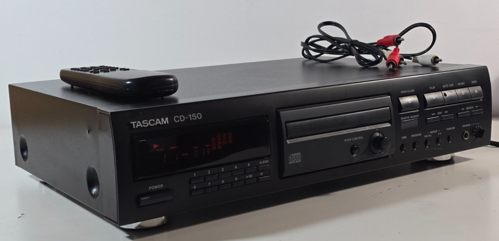 TASCAM CD-150 Rack Mountable CD Player With Remote (Fully Tested/Working)