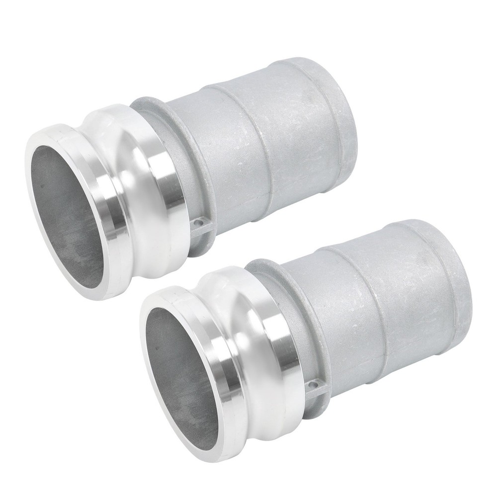 2 Pack Aluminum 3" Camlock Adapter Type E Lightweight Hose Connector