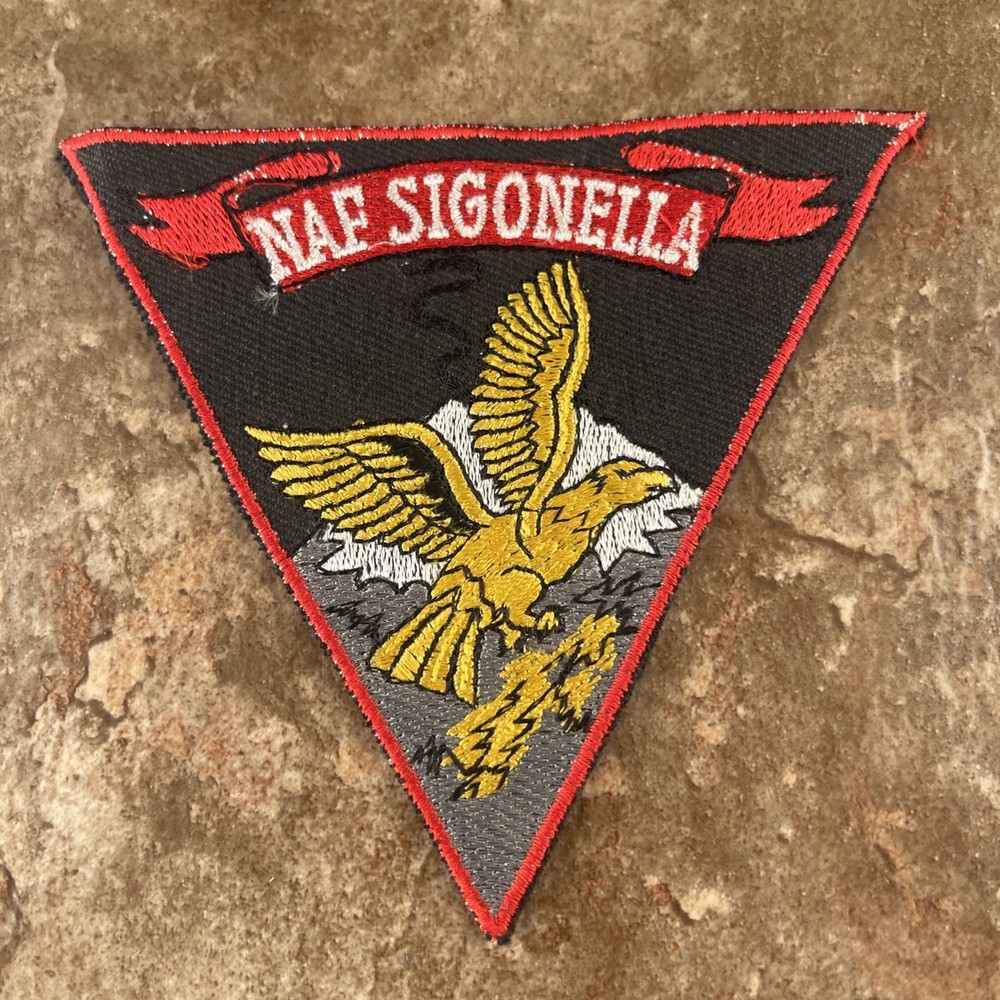 NAF SIGONELLA: Vintage Military Patch