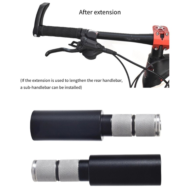2pack Folding Bicycles Handlebars Extension Ergonomic Bike Handlebars Extenders