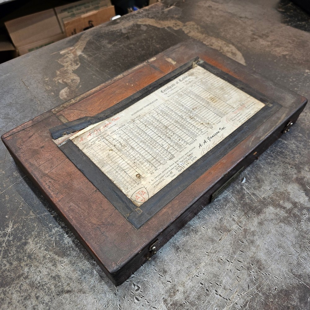 Dearborn Ellstrom .100-4" Steel Rectangular Gage Blocks Missing A Few Blocks