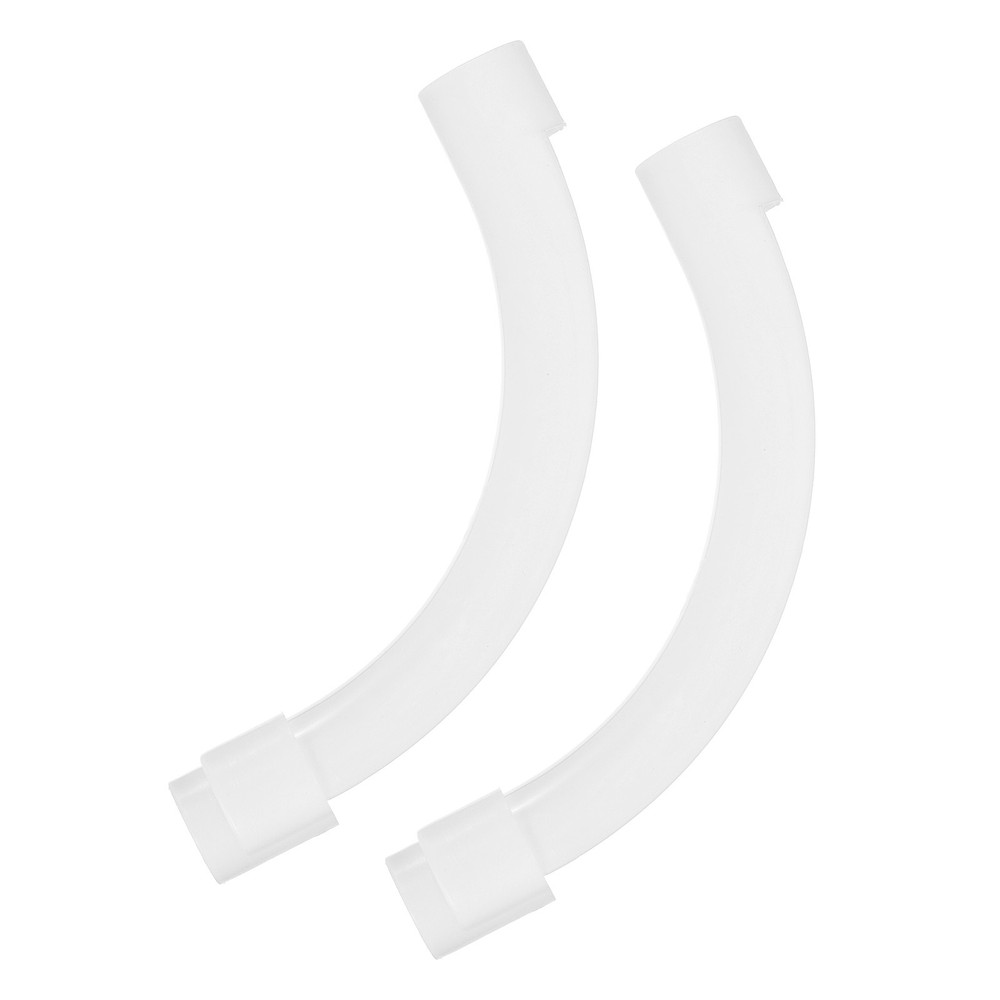 25mm PEX Tube Bend Support, 2Pcs PP Plastic Elbow Bend Support, White