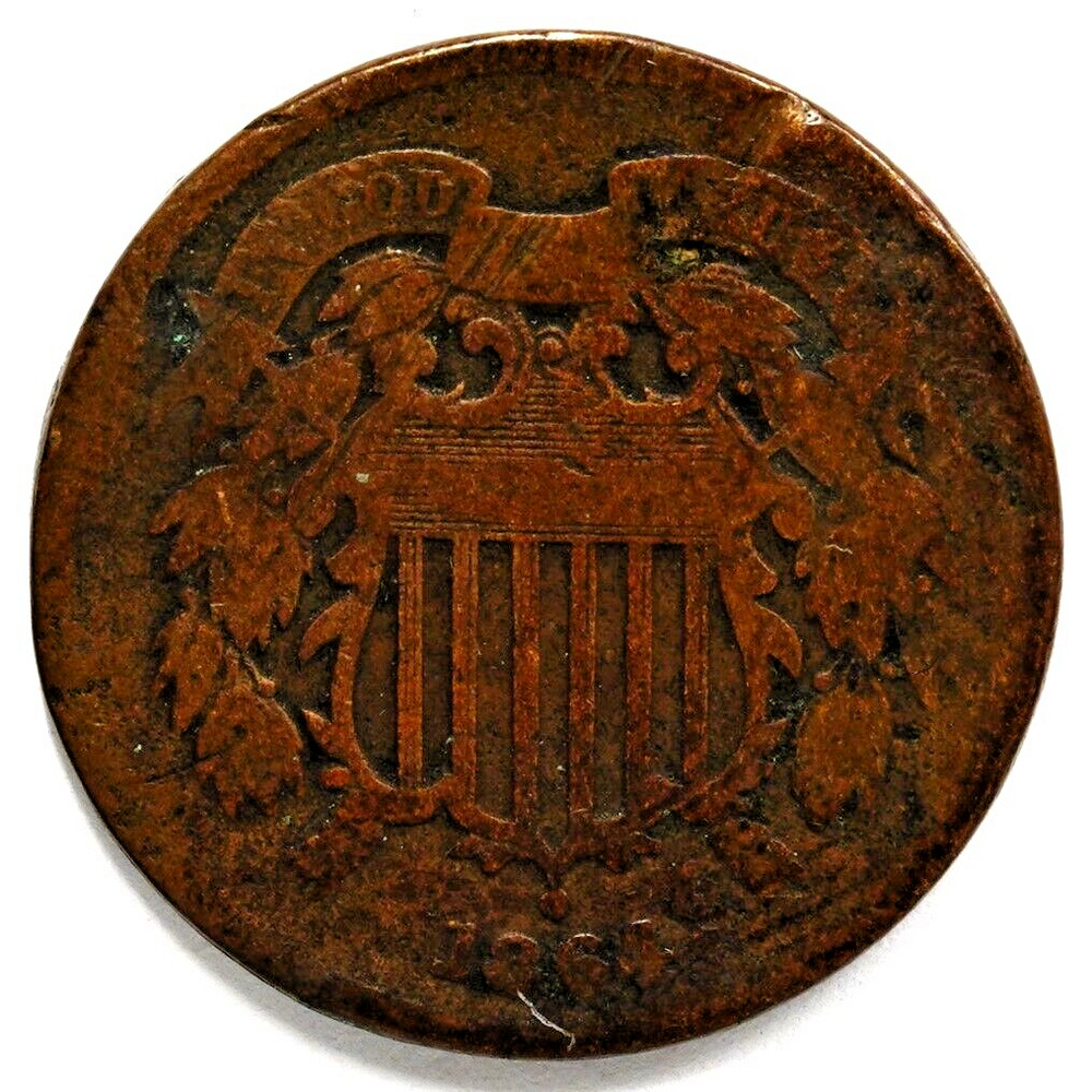 1864 2 Cent Piece