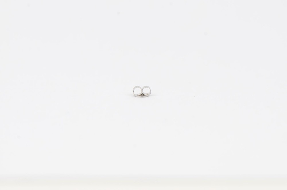 14k White Gold Push Back Earring Butterfly Backing Small Medium Large-by PC!!!