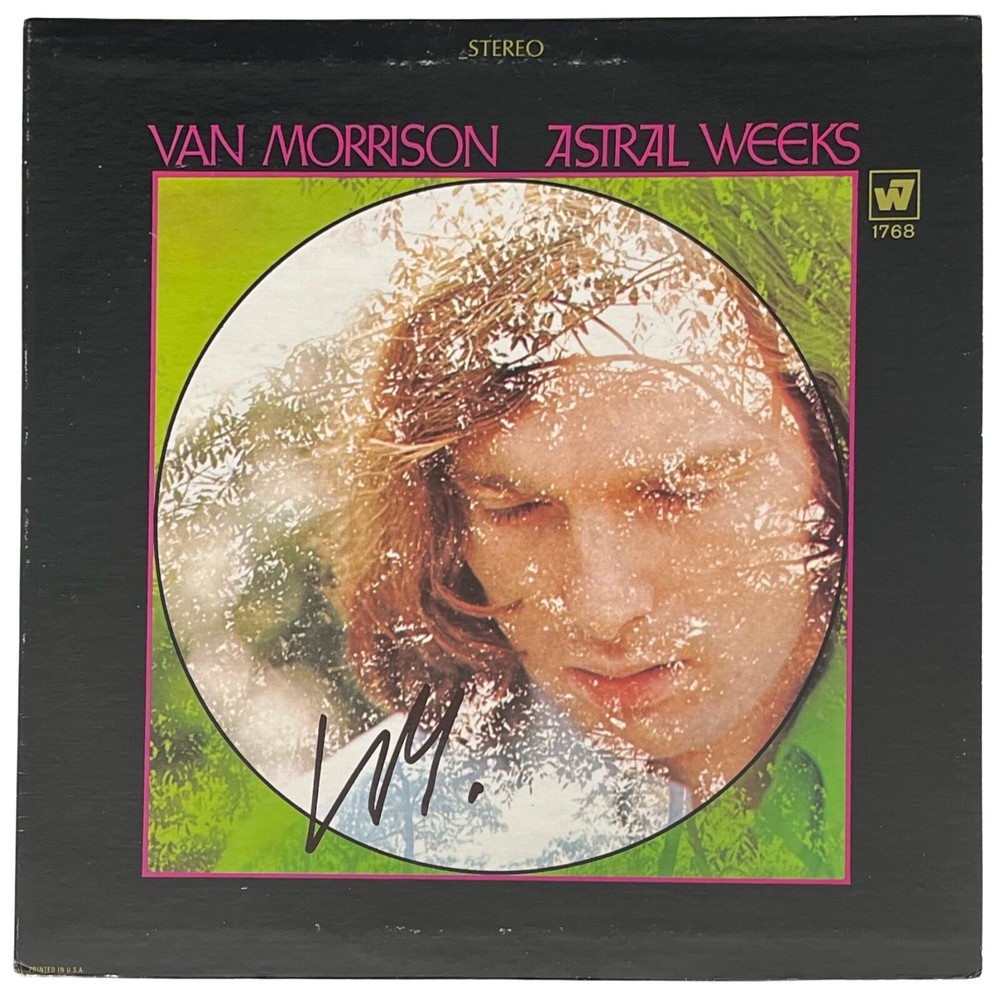 VAN MORRISON SIGNED ASTRAL WEEKS VINYL RECORD JSA LOA BB22163