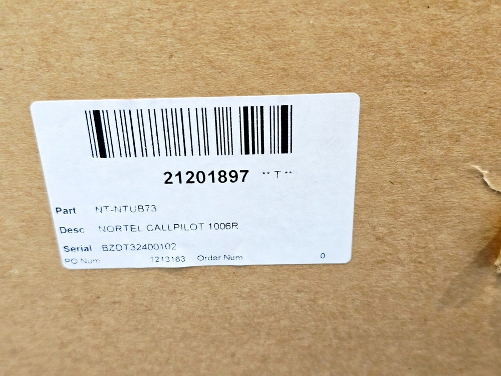 Nortel Callpilot 1006R NTUB73