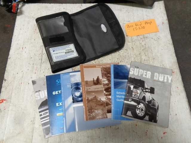 F250SD    2010 Owners Manual 655178