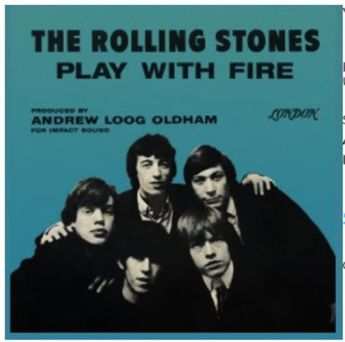 The Rolling Stones - Play With Fire 3" Record