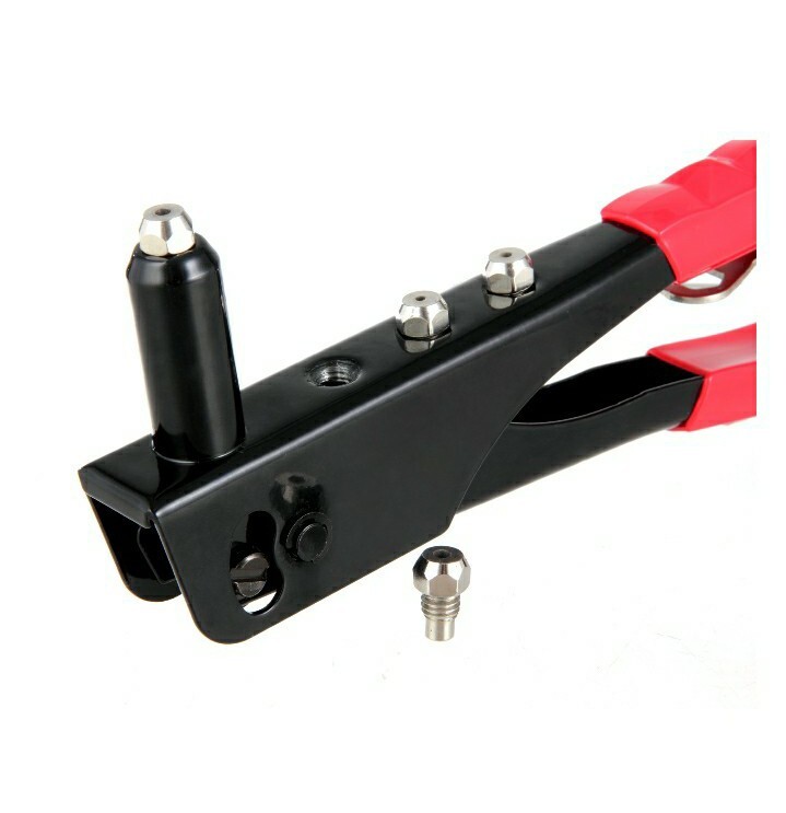 Hyper Tough 9.5" Steel Hand Riveter With 40 Rivets