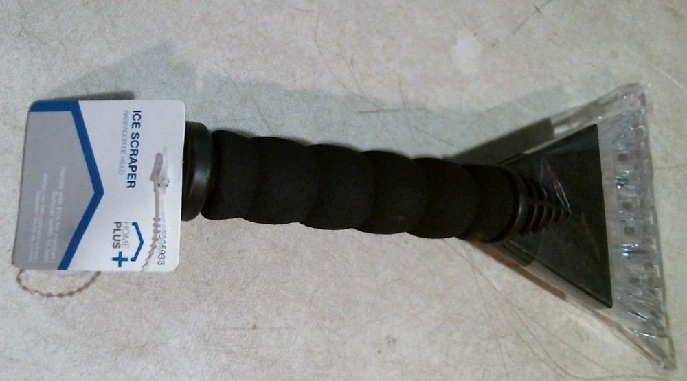 Home Plus 10" Ice Scraper With Foam Handle FREE SHIPPING