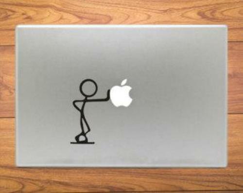 Stickman Standing- Macbook Decal