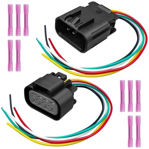 Headlight Connector Harness Compatible with Chevy GMC Sierra Silverado 2014
