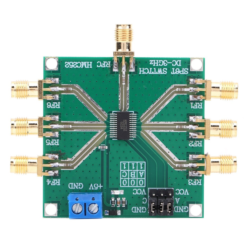 HMC252 DC-3GHz Non-Reflective RF Switch Module Module Single-Pole 6 Throw Switch