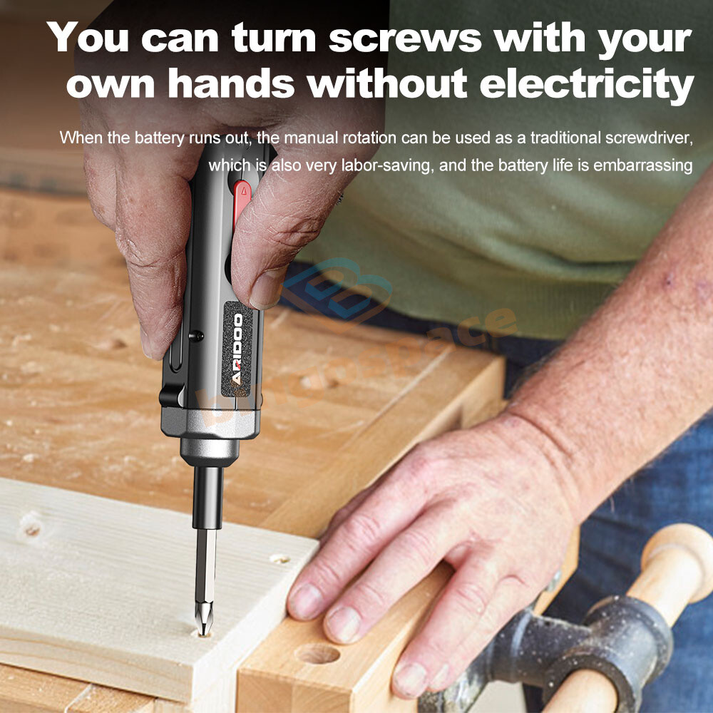 Cordless Electric Screwdriver Powerful Rechargeable Screwdriver Bit Power Tools
