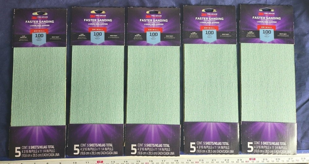 3M Pro Grade Faster Sanding Sheets Heavy Duty (5 Pack) 5 Pack