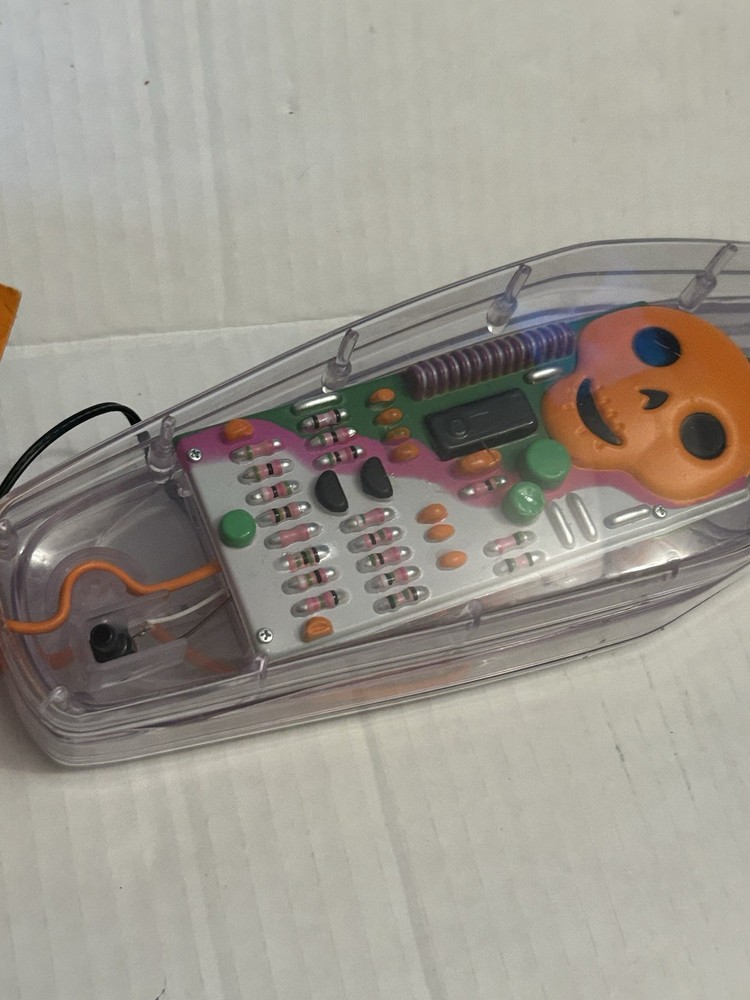 Target Hyde & Eek Creepy Translucent Plastic Phone Halloween Decor Prop Clear