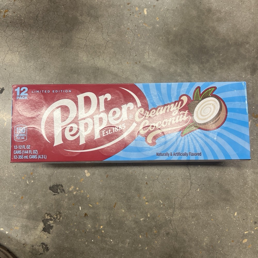 dr pepper creamy coconut 12 pack Limited Edition