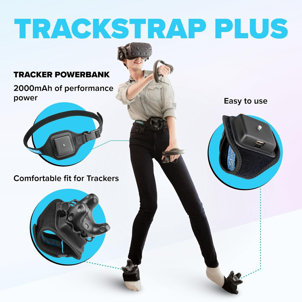 Trackstrap plus Vive Ultimate Tracker Straps – Compatible for Vive Tracker 2.0,