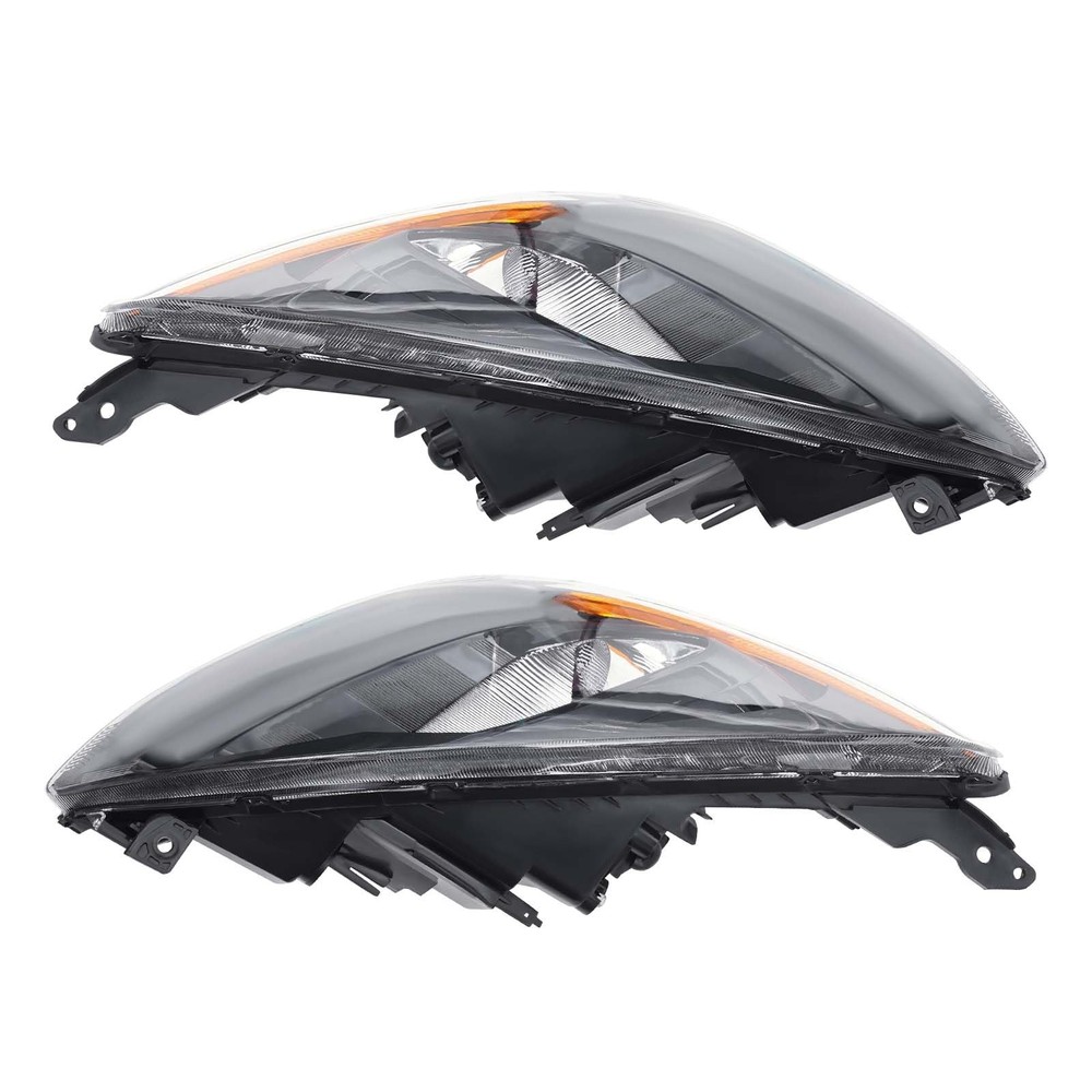 2011-2014 2 Halogen Headlamp Assembly Replacement Pair Clear Lens