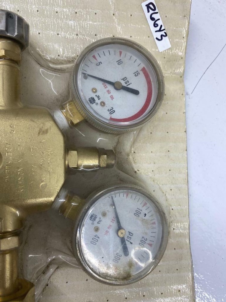Norgas V-121-KO1 AM Acetylene Flow Meter Regulator