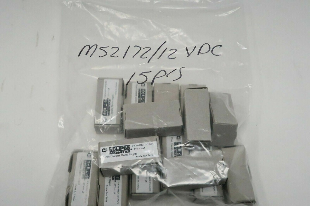 1 ECLIPSE Tools M52172/12VDC Electromagnet 25mm Diameter 12V DC Enerzise Magnet