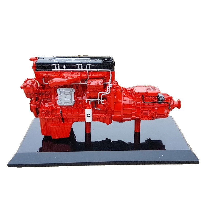 1:10 Cummins M15 Engine Transmission Construct Machine Equipment Diecast Model