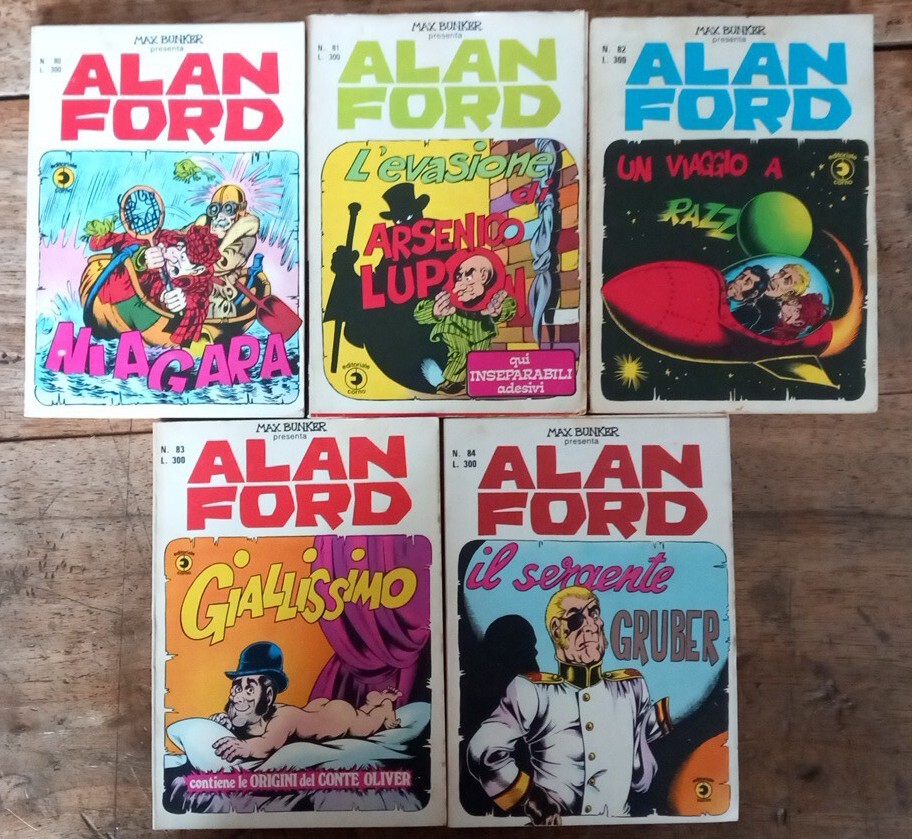 horn comics. ALAN FORD 80/89.