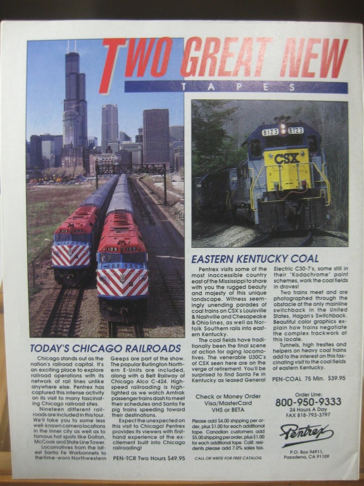Passenger Train Journal June 1991 Issue 162 Sunbelt Streamliners Front Page