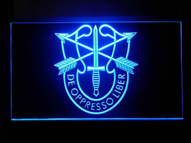 P139B US Army Special Forces For Display Light Neon Sign
