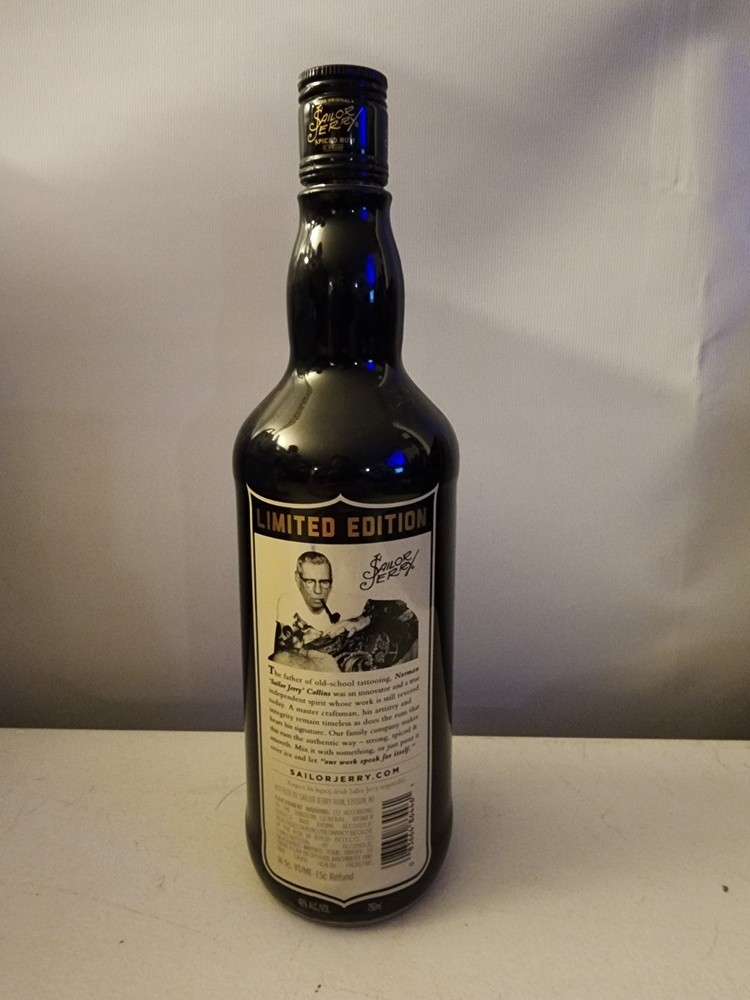 Sailor Jerry - Black Limited Edition Rum Bottle (Bottle only)