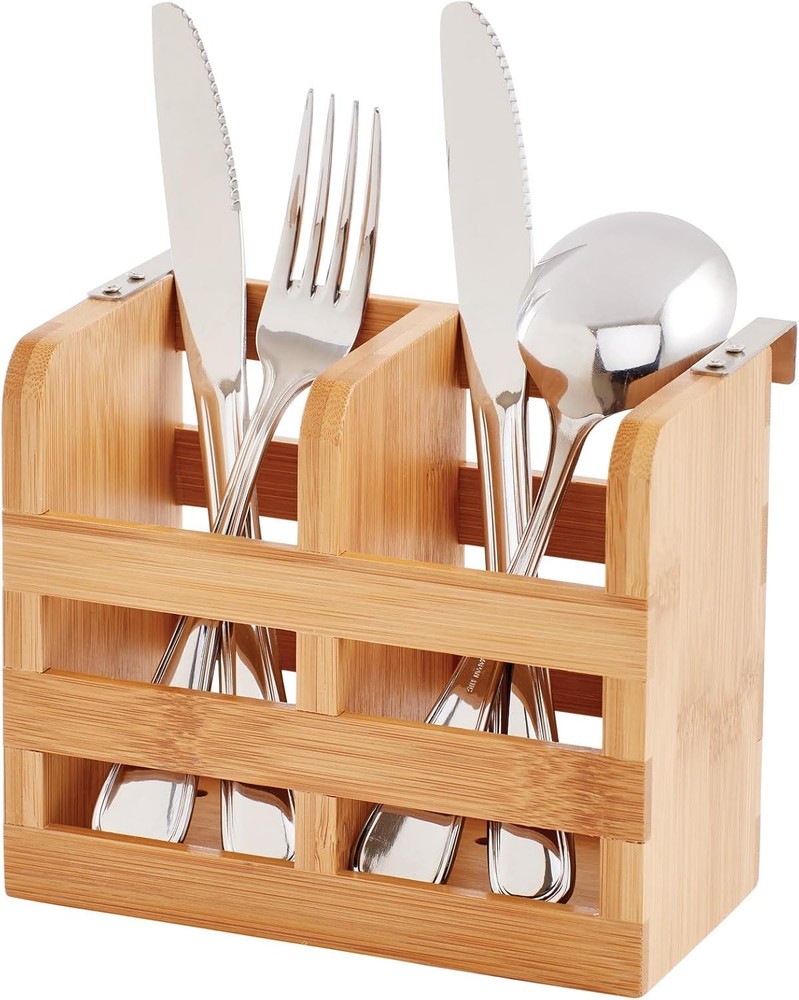 Dish Rack Caddy for Folding Dish Drying Rack Natural Bamboo Kitchen Organizer