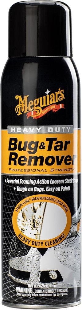 Meguiar's Heavy Duty Bug & Tar Remover, 15 oz Foaming Spray