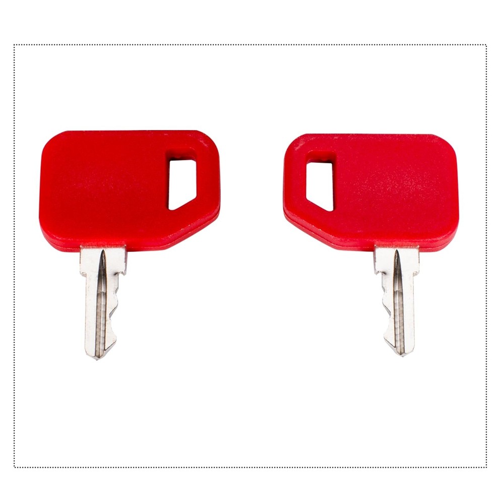 10 Pack AT195302 AR51481 Ignition Keys Compatible with Loader Backhoe Tractor...