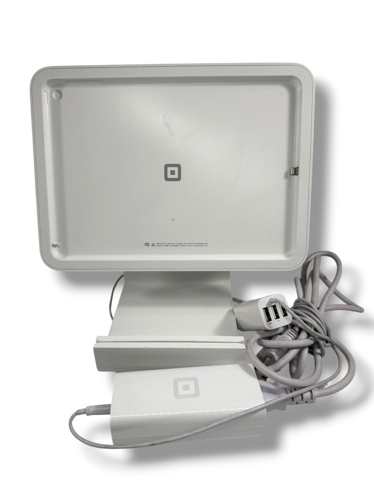 Square Stand S089 POS System w/ Contactless Chip Reader, Hub & Power