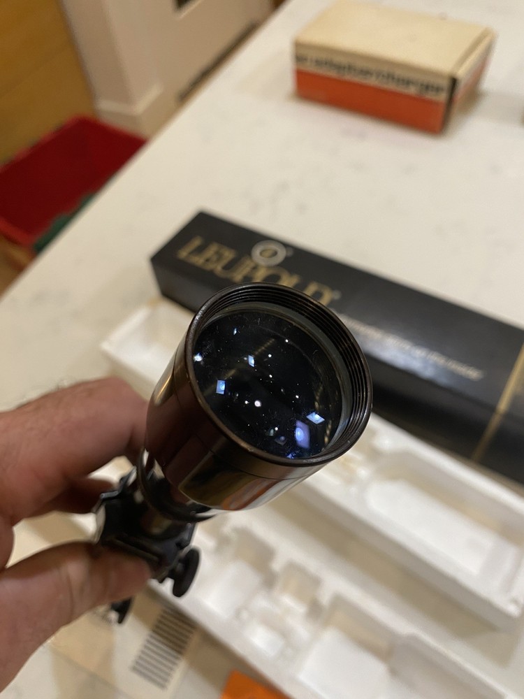Leupold M8-4x Rifle Scope with Unique Post & Duplex Reticle