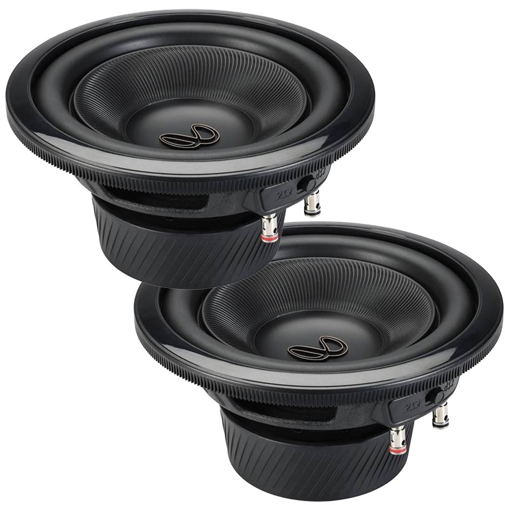 2 Infinity REF-123W 12" 2 or 4 Ohm Switchable Subwoofer 1200 Watts Peak EACH
