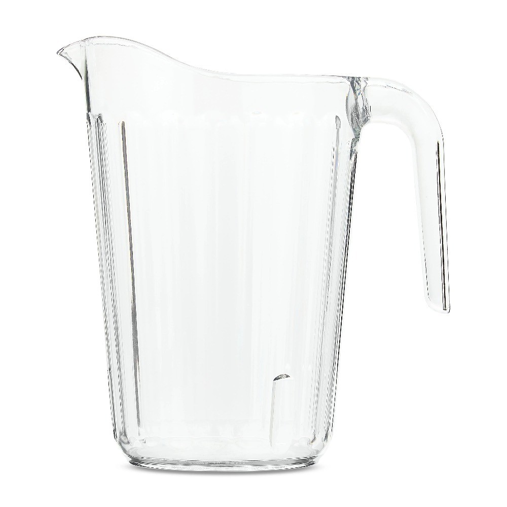 Clear Plastic Stackable Pitcher 60 Oz Capacity Bulk Pack Food Safe Pitcher with