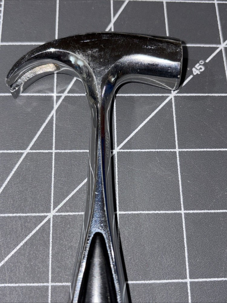 Vintage Chrome Hammer Germany- 7” Long
