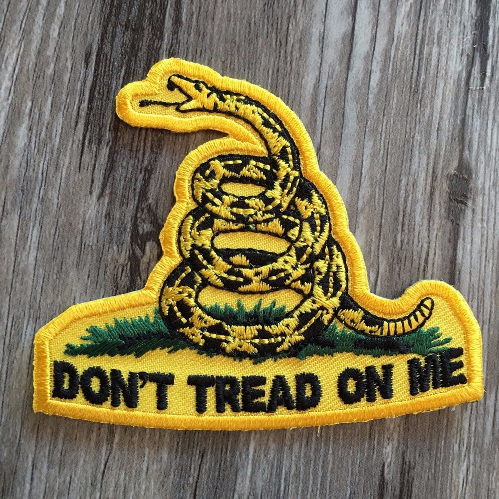 Cut Out Gadsden Don't Tread On Me Patch