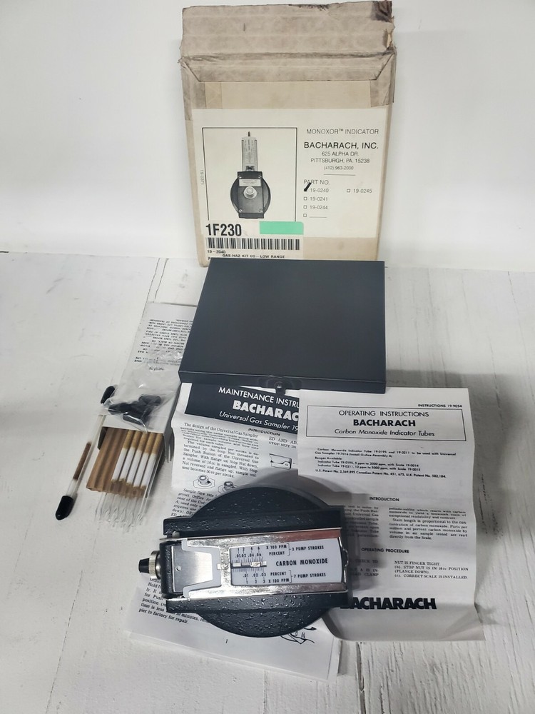 BACHARACH 19-0240  MONOXOR