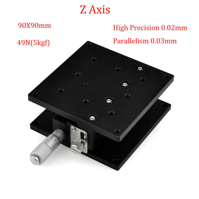Z-Axis Precision Linear Stage Trimming Platform Manual Slide Table Displacement