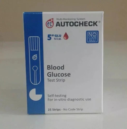 Autocheck Test Strip Glucose - 25 strips