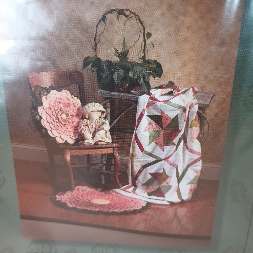 Prairie Rose Rug Pillow Quilt Pattern Patchwork Moon Designs