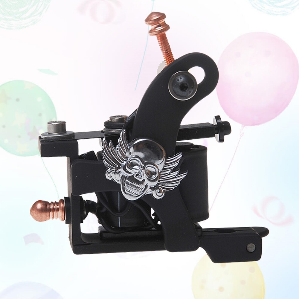 Coil Tattoo Machine Cast Iron Frame for Beginner 10 Wrap Liner 401-G