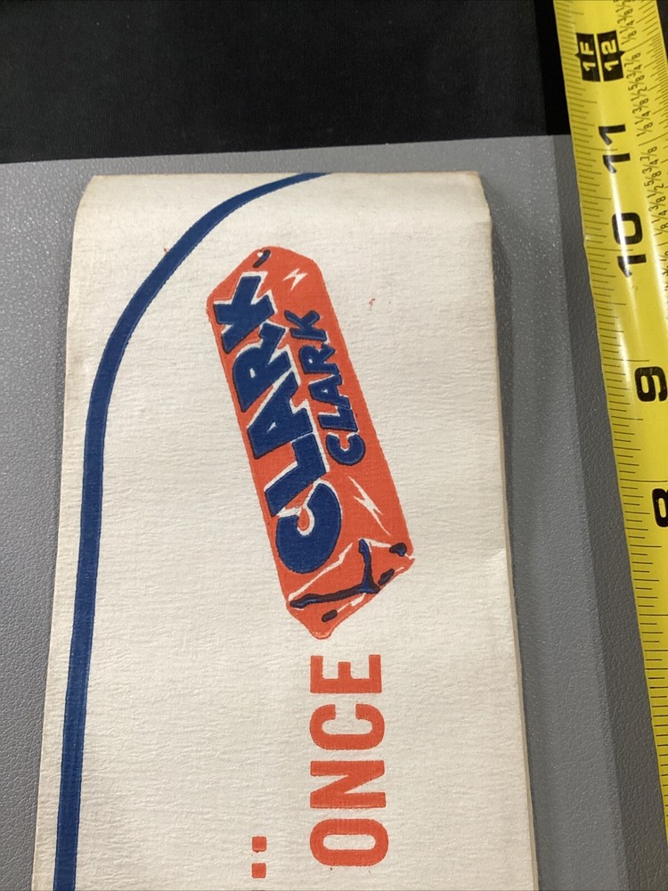 Clark Candy Bar Think Twice, Fall Once Fold Out Vendor Cap Hat