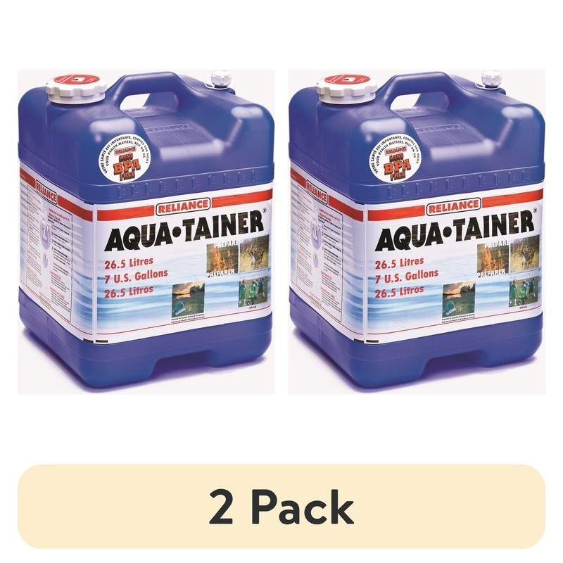 7 Gallon BPA-Free Stackable Water Container W/ Ergonomic Handle & Vent Cap New