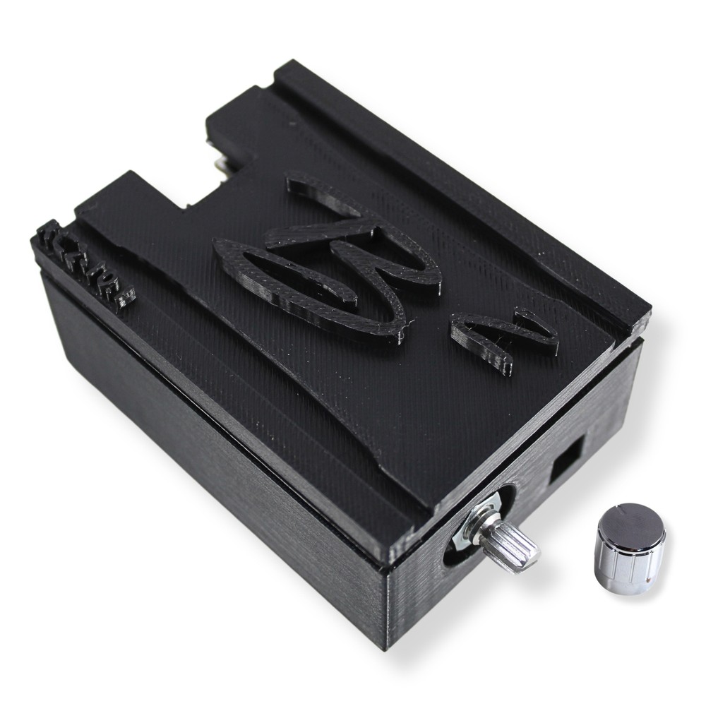 ZK-1001B Bluetooth/AUX/USB Chip Amplifier & B2 Audio 3D-Printed Case for RC2
